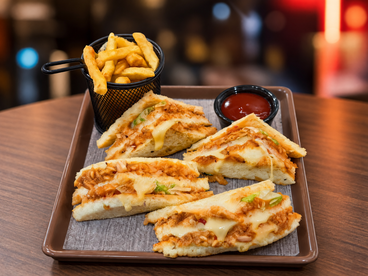Crispy Sandwich With Cheese — Zingerella